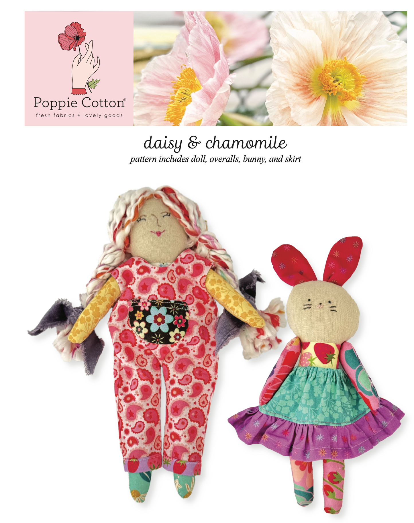 DAISY & CHAMOMILE DOLL PATTERN - Calico Cowgirls