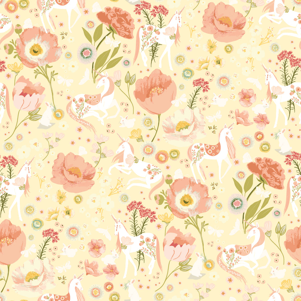 DREAMLAND SUNSHINE Unicorn Dreams Poppie Cotton