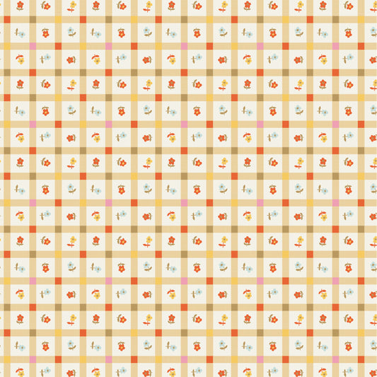 GARDEN GINGHAM GOLD - Meadow Blooms