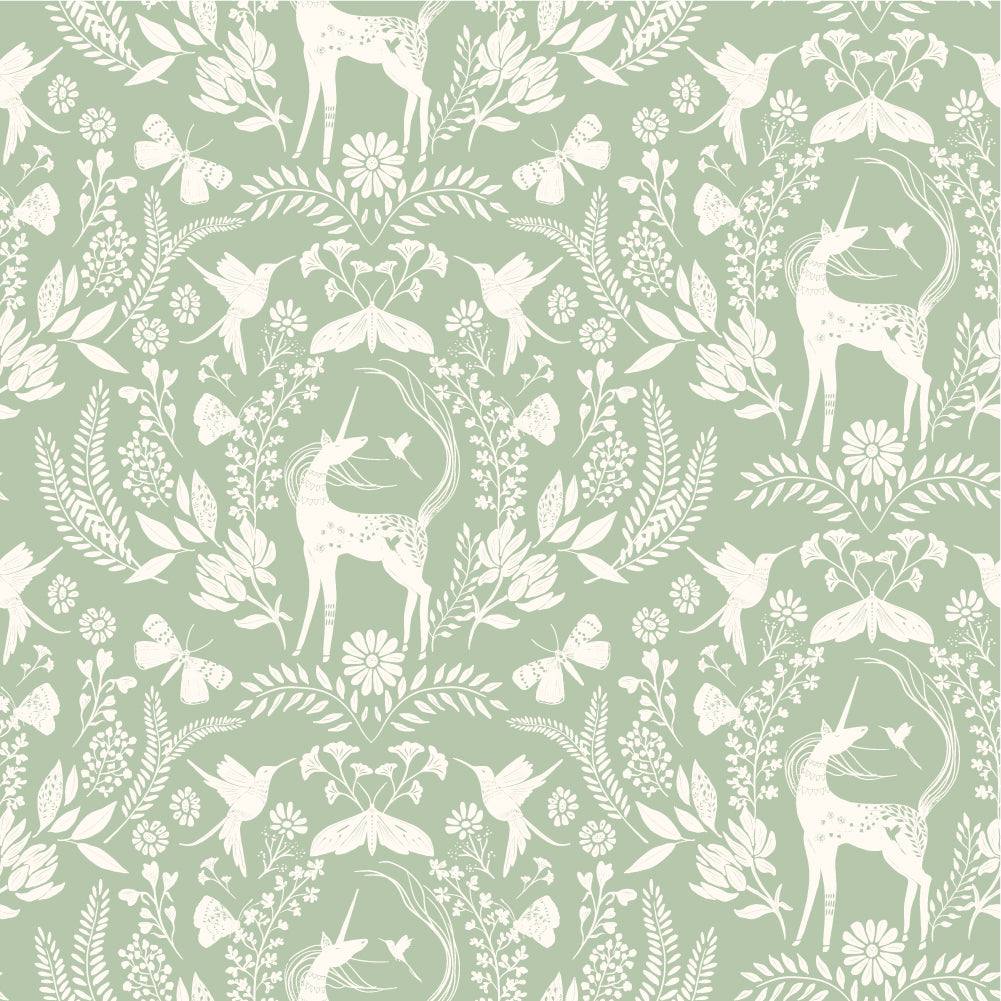 ENCHANTED MINT Unicorn Dreams Poppie Cotton