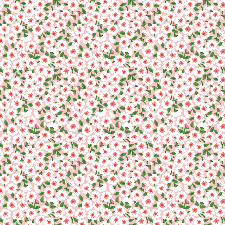 ME NOTS PINK Flower Market Poppie Cotton