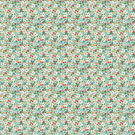 FRUIT SALAD TEAL - Farmhouse Fancy