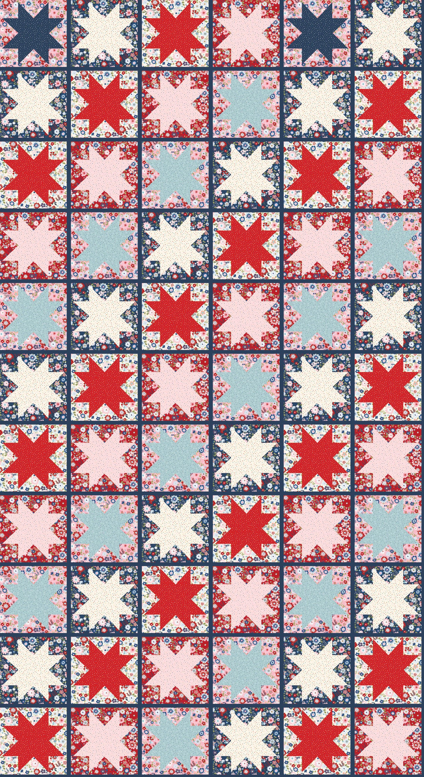 HOORAY STAR QUILT - Hip Hip Hooray Liberty