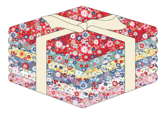 FAT QUARTER BUNDLES 6 PRINTS - Hip Hip Hooray Liberty