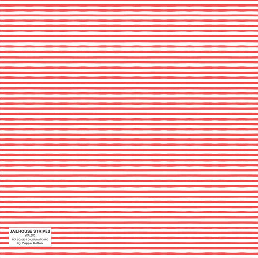 WALDO RED - Jailhouse Stripes