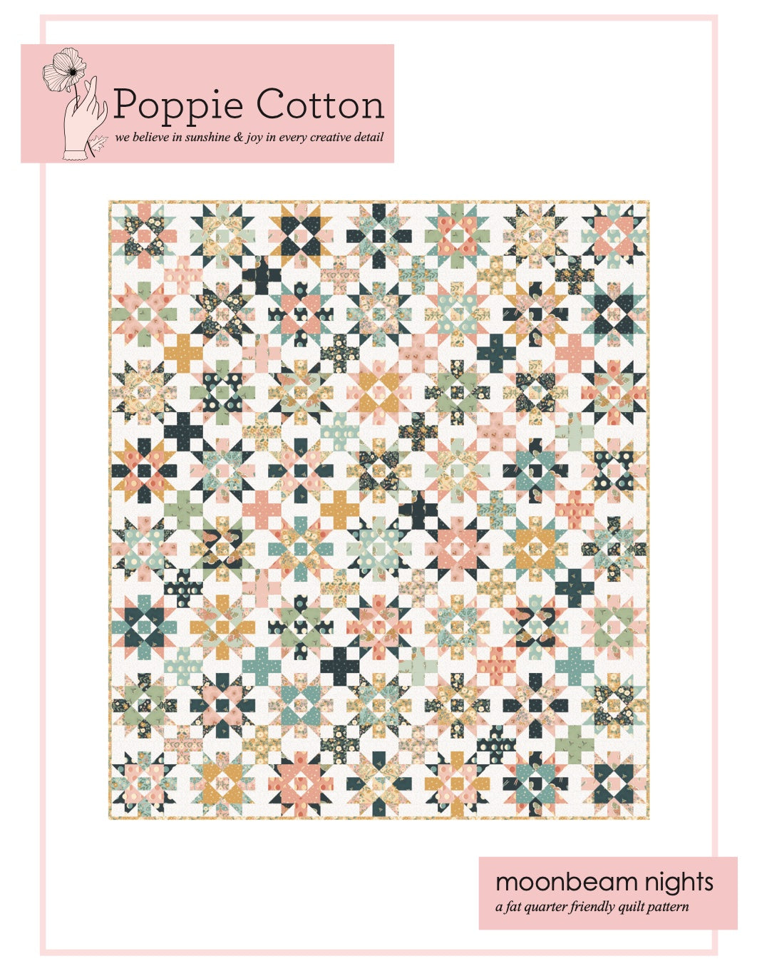 MOONBEAM NIGHTS QUILT PATTERN - Moonbeam Dreams – Poppie Cotton