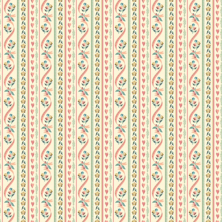 PILLOW TICKING YELLOW Granny's Sewing Room Poppie Cotton