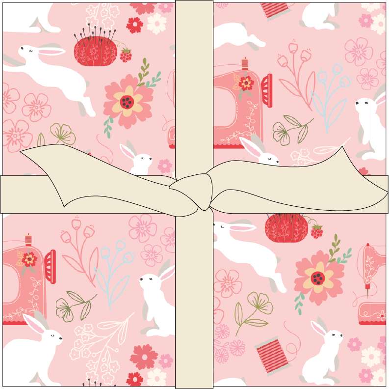 5" PRECUTS - 42 PRINTS - Poppies Patchwork Club