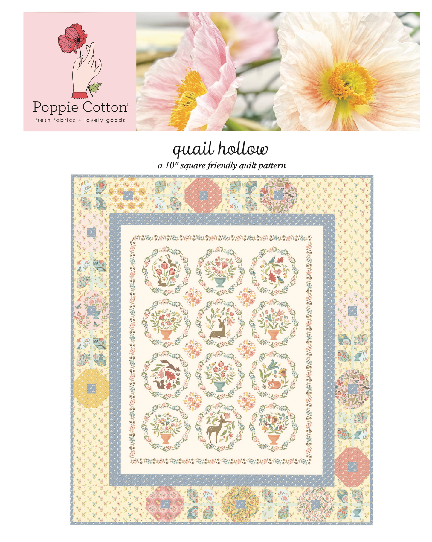 QUAIL HOLLOW QUILT PATTERN - Wildwood Dwellings