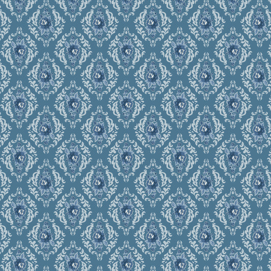 ROSE DAMASK DARK - Lakeland Blues