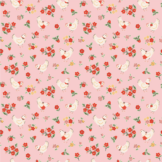 SPRING CHICKEN PINK - Farmhouse Fancy