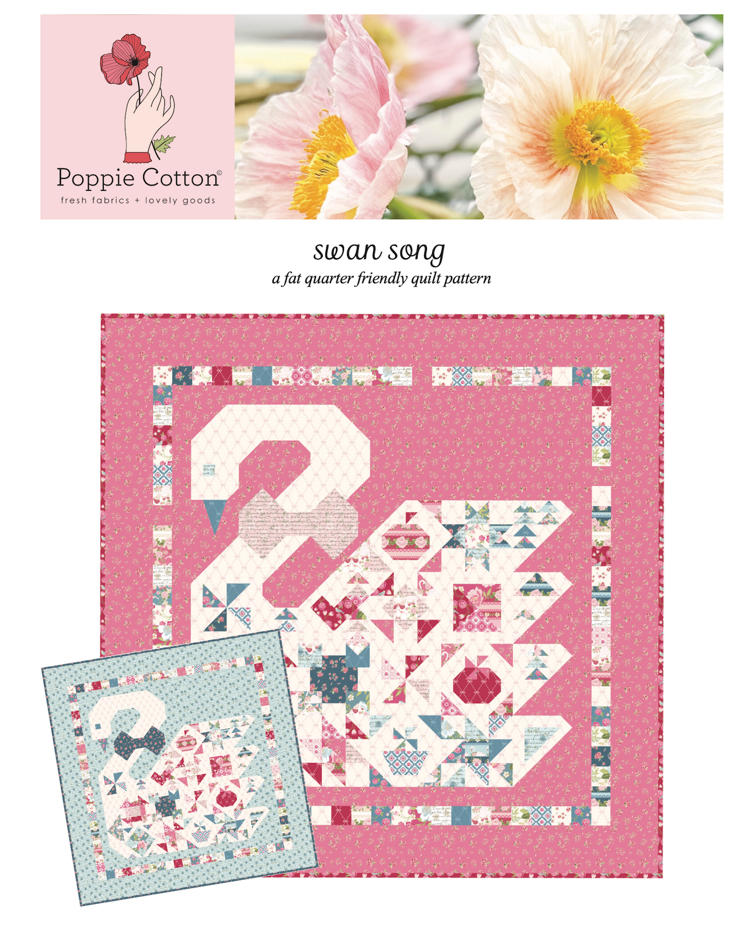 SWAN SONG QUILT PATTERN - STOLEN MOMENTS