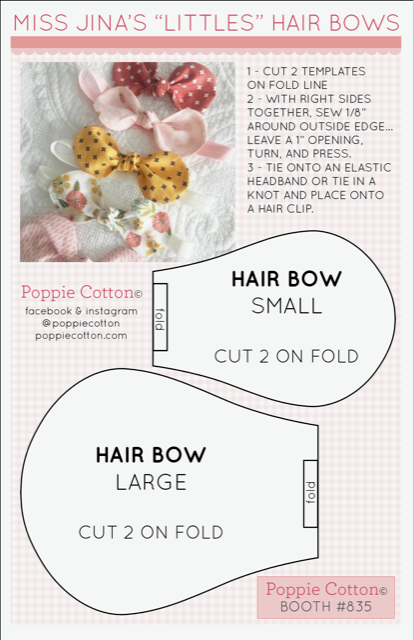 Jina's Littles Hair Bow - Free Download